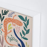 "Ever Changing" - Art Print in Peach by Megan Zang - Frame Close-up