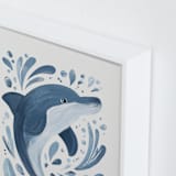 "Sea Spirits 1" - Art Print in Ocean by Corrina Reid - Frame Close-up