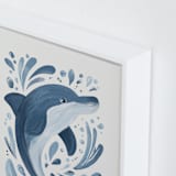 "Sea Spirits 1" - Art Print in Ocean by Corrina Reid - Frame Close-up