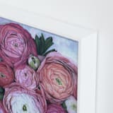 "Arleth ranunculus bouquet" - Art Print in Cool pink by Rosana Laiz Blursbyai - Frame Close-up