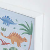 "Painted Dinos 2" - Art Print in Ocean by Teju Reval - Frame Close-up