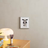 "Baby Animal Ox" - Art Print in Dark Chocolate by Cass Loh - In a Room