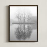 "Real Reflections" - Art Print in Mist by Massimiliano Massimo Borelli - Framed