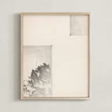 "Elossa II" - Art Print in Vintage Beige by jinseikou - Framed