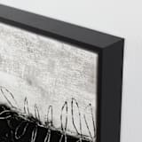 "Underneath" - Art Print in Cement by Tanya Lee Design - Frame Close-up