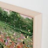 "Olive Grove 2" - Art Print in Olive by Lindsay Megahed - Frame Close-up