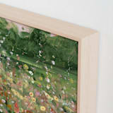 "Olive Grove 1" - Art Print in Olive by Lindsay Megahed - Frame Close-up