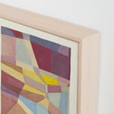 "Globe plot" - Art Print in Peach by Catilustre - Frame Close-up