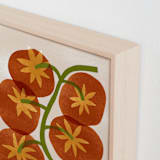 "Tilly's Tomatoes" - Art Print in Tomato Red by Sierra Lee - Frame Close-up