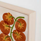 "Tilly's Tomatoes" - Art Print in Tomato Red by Sierra Lee - Frame Close-up