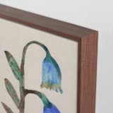 "The Morning Garden 4" - Art Print in Waterfall Blue by Alisa Galitsyna - Frame Close-up