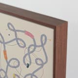 "Threads" - Art Print in Original by Kimberly Young - Frame Close-up