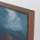 "Marsh" - Art Print in lagoon by Deborah Chou - Frame Close-up