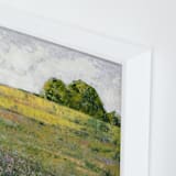 "Meadow Glow" - Art Print in Meadow Green by Kristi Visser - Frame Close-up