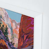 "Open Space 1" - Art Print in Desert Stone by Jess Franks - Frame Close-up