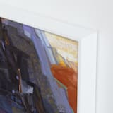 "Carving Out A Dwelling" - Art Print in Plum by Khara Ledonne - Frame Close-up