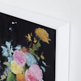 "The Blooming of Bliss" - Art Print in Black by Mary Ketch - Frame Close-up