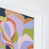 "Dancing Bloom" - Art Print in Lavender Blue by Eunmee Studio - Frame Close-up