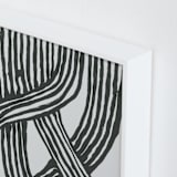 "Braid" - Art Print in Myth grey by Nina Leth - Frame Close-up