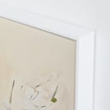 "Spring Abstract Diptych II" - Art Print in Cream by Caryn Owen - Frame Close-up