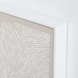 "Falling, Falling" - Art Print in Coastal Drift by Jayne Alfieri - Frame Close-up