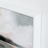 "Sunrise in Grey" - Art Print in Sunrise Mist by AlisonJerry - Frame Close-up