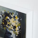 "A Floral Mood" - Art Print in Dandelion by Jen Florentine - Frame Close-up