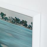 "Come Ashore" - Art Print in Mojito by Jen Florentine - Frame Close-up