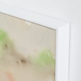 "A Secret Garden II" - Art Print in Beige by M Gloria Hunter - Frame Close-up