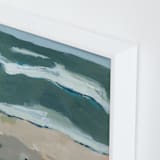 "Leucadia II" - Art Print in Pacific Blue by Rachel Mercier - Frame Close-up