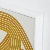 "Tangerine" - Art Print in Tangerine by Emily Kariniemi - Frame Close-up