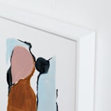 "Spring No. 16" - Art Print in Blush by Cait Courneya - Frame Close-up