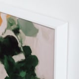 "Finding Moss" - Art Print in Forest Green by Parima Studio - Frame Close-up