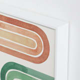 "Double Rainbow" - Art Print in Desert by Pink House Press - Frame Close-up