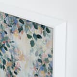"Morning Light II" - Art Print in Fresh Blue by Sonal Nathwani - Frame Close-up