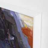 "Carving Out A Dwelling" - Art Print in Plum by Khara Ledonne - Frame Close-up