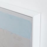 "Buff Boxes No. 1" - Art Print in Sky by Amy Gray - Frame Close-up
