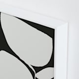 "Urban garden II" - Art Print in Noir by Creo Study - Frame Close-up