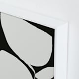"Urban garden II" - Art Print in Noir by Creo Study - Frame Close-up