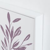 "Botanical Sumi Ink" - Art Print in Light Plum by Nancy Noreth - Frame Close-up
