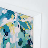 "Dash" - Art Print in Turquoise by Katie Craig - Frame Close-up