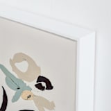 "Windswept Diptych 1" - Art Print in Light Blue by Caryn Owen - Frame Close-up