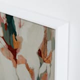 "Winter Thaw No. 2" - Art Print in Warm Grey by Wendy Keller - Frame Close-up