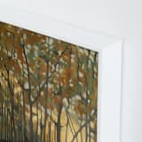 "Here Comes the Sun" - Art Print in Forest Green by Ashley Armistead - Frame Close-up