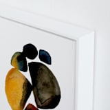 "Interim" - Art Print in Gamboge by Kiana Lee - Frame Close-up