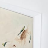 "Spring Abstract Diptych I" - Art Print in Cream by Caryn Owen - Frame Close-up