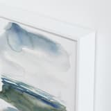 "ocean landscape" - Art Print in sea green by Kelly Witmer - Frame Close-up