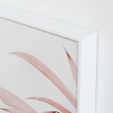 "Mogna01" - Art Print in Coral Pink by jinseikou - Frame Close-up