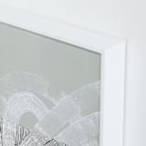 "Split Lines 2" - Art Print in Warm grey by Kirsta Benedetti - Frame Close-up
