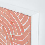 "Curvy lines" - Art Print in Ginger by Kristine Sarley - Frame Close-up